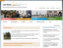 Tablet Screenshot of leo-statz-berufskolleg.de